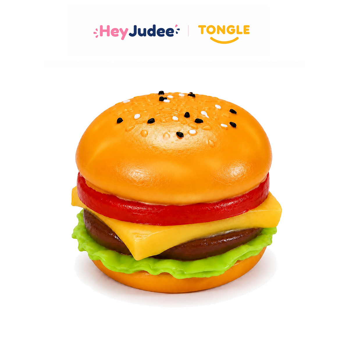 HeyJudee x Tongle Crunchy Hamburger Squishy