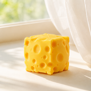 HeyJudee x Tongle Cheese Squishy Yellow