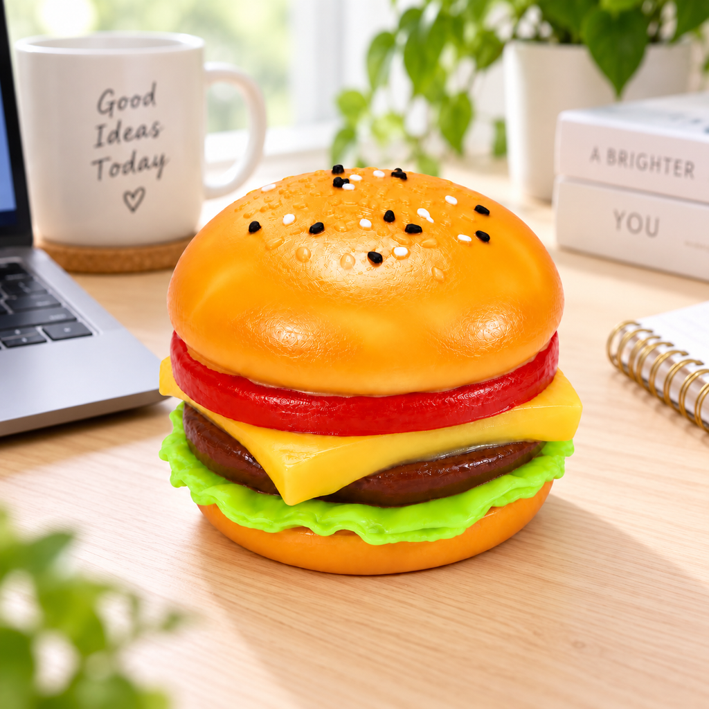 HeyJudee x Tongle Crunchy Hamburger Squishy