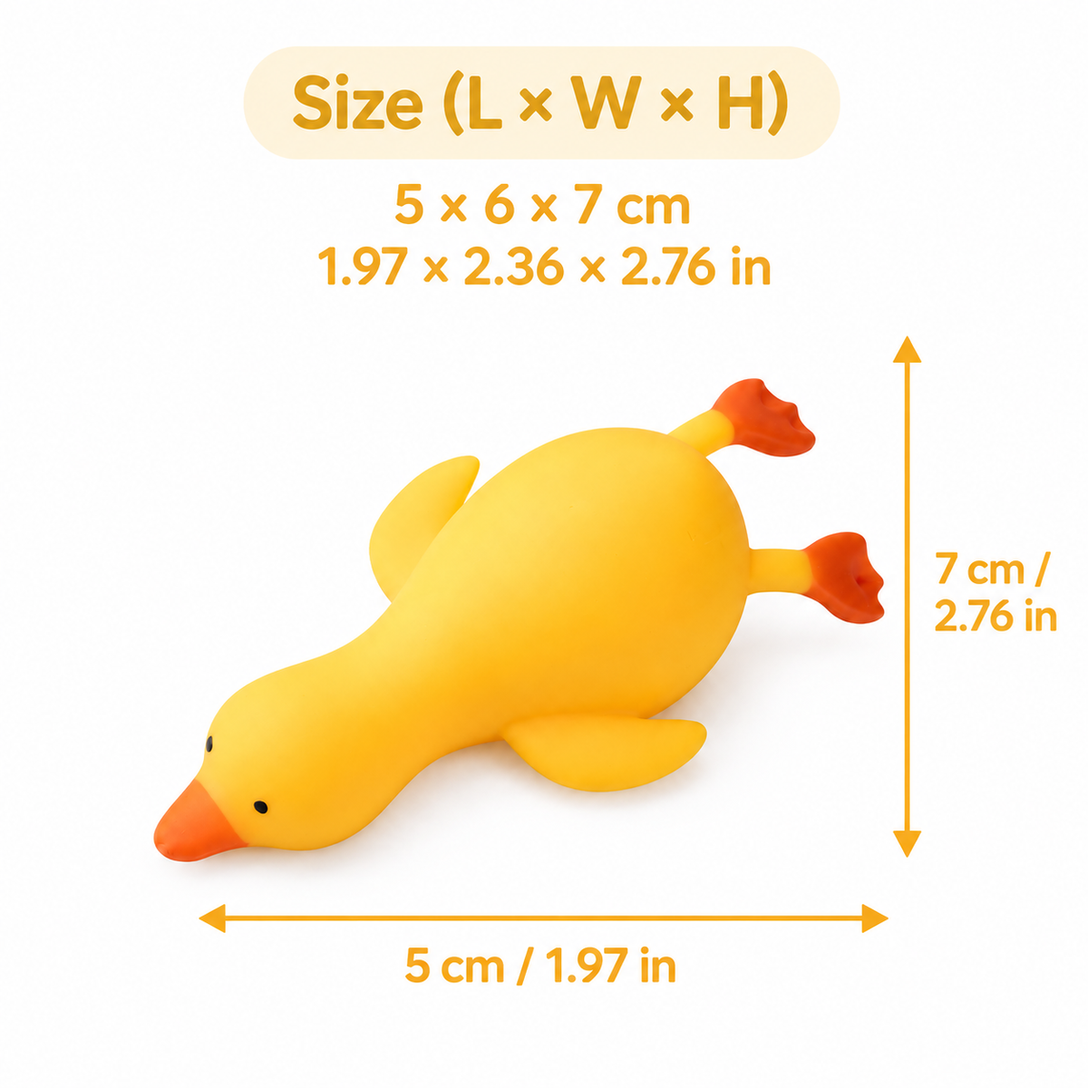 HeyJudee x Tongle Jumbo Duck Squishy Toy