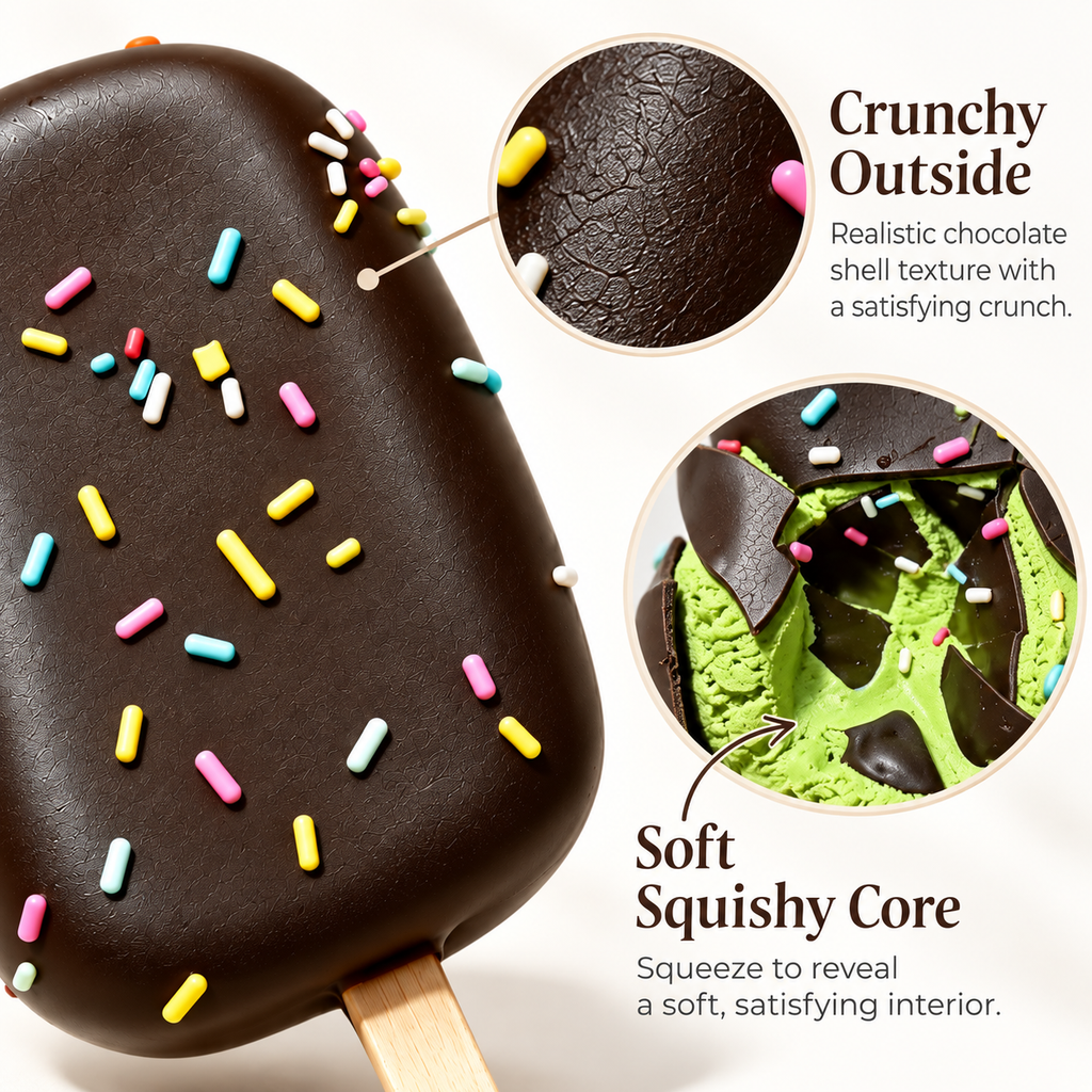 HeyJudee x Tongle Ice Cream Crust Squishy