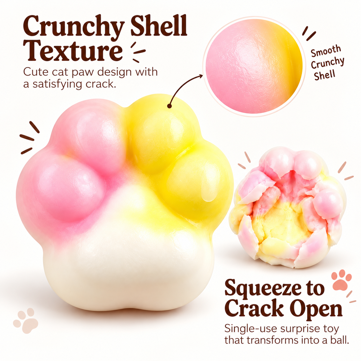 HeyJudee x Tongle  Cat Claw Crust Squishy