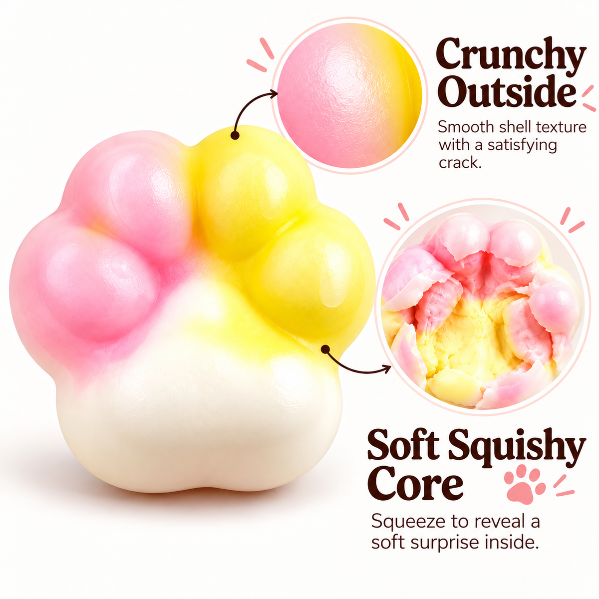 HeyJudee x Tongle  Cat Claw Crust Squishy
