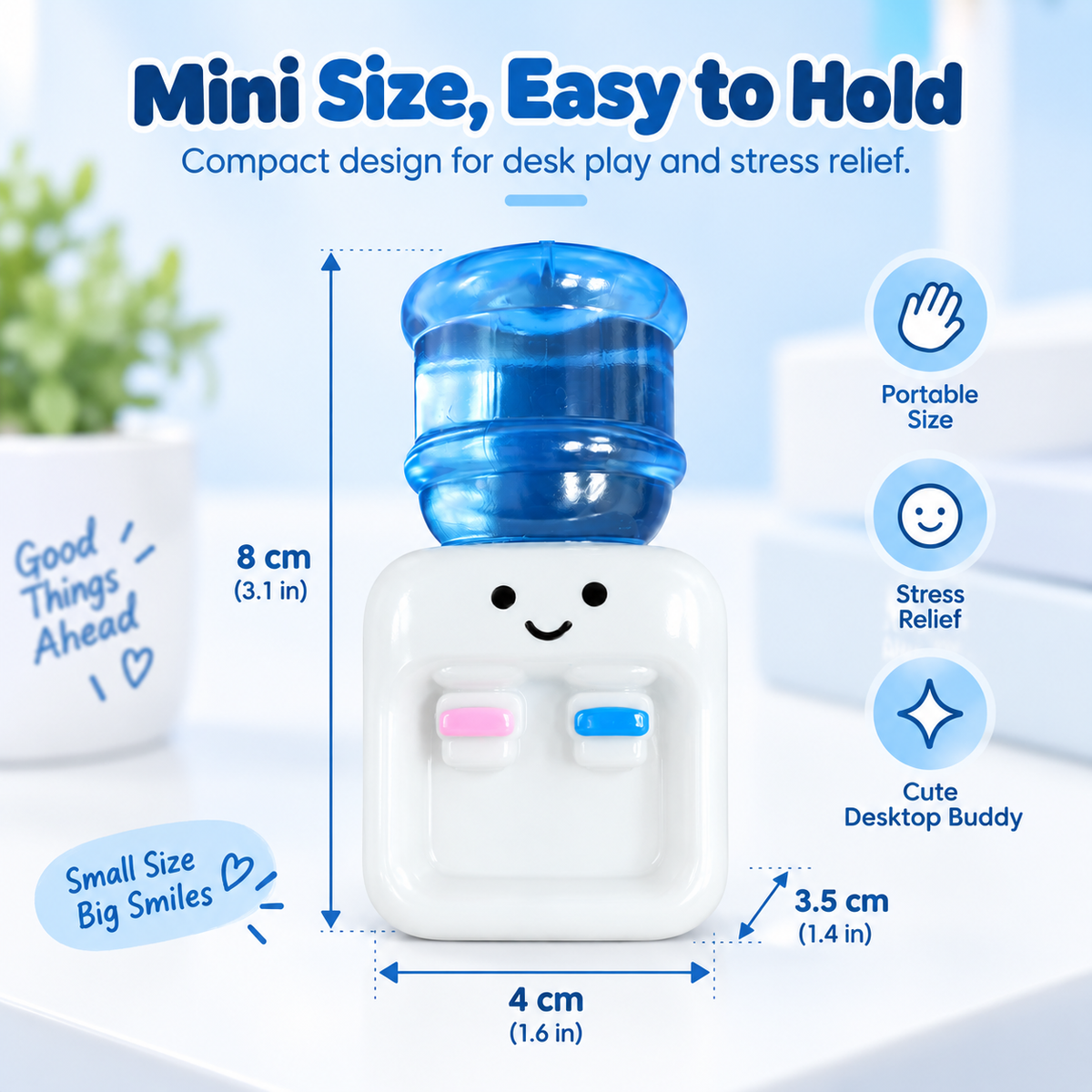 HeyJudee x Tongle Mini Water Dispenser Squishy Toy
