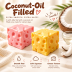 HeyJudee x Tongle Coconut Oil Cheese Squishy