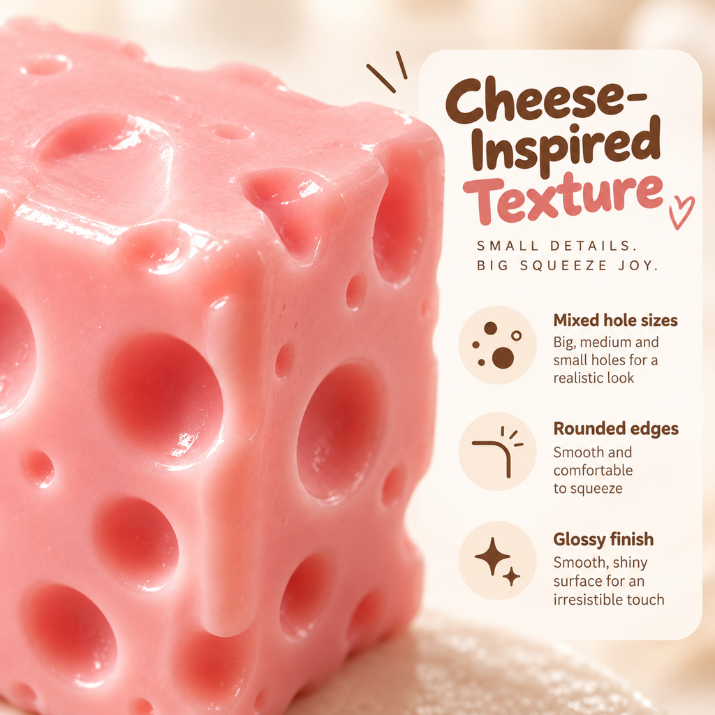 HeyJudee x Tongle Coconut Oil Cheese Squishy