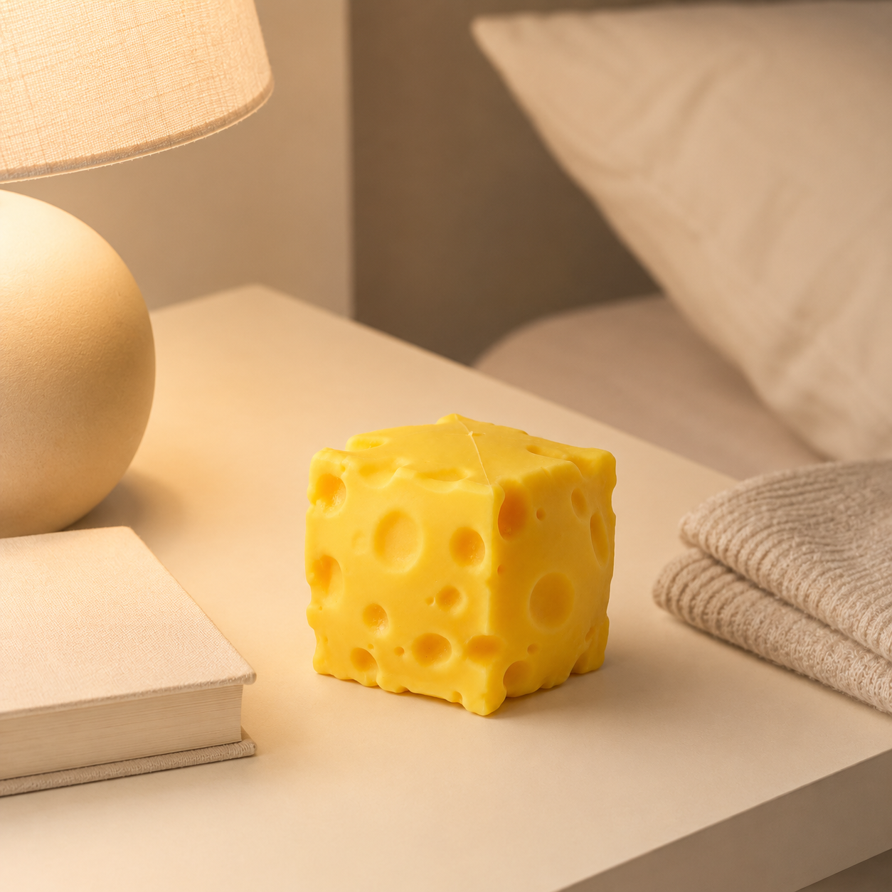 HeyJudee x Tongle Cheese Squishy Yellow
