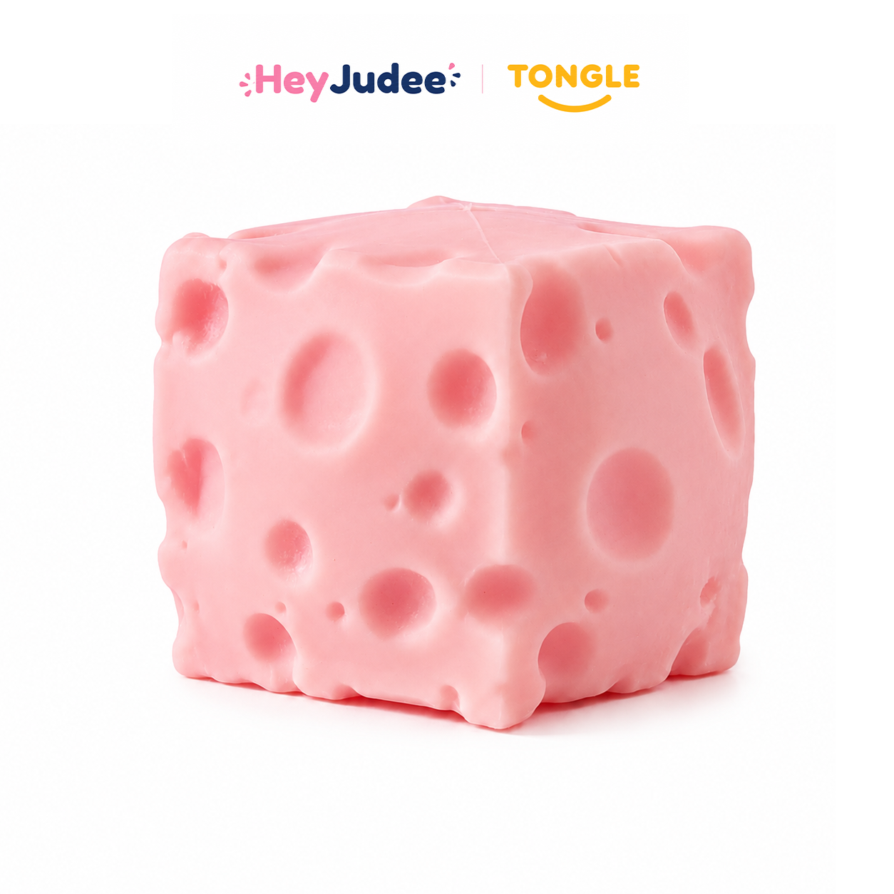 HeyJudee x Tongle Cheese Squishy Pink