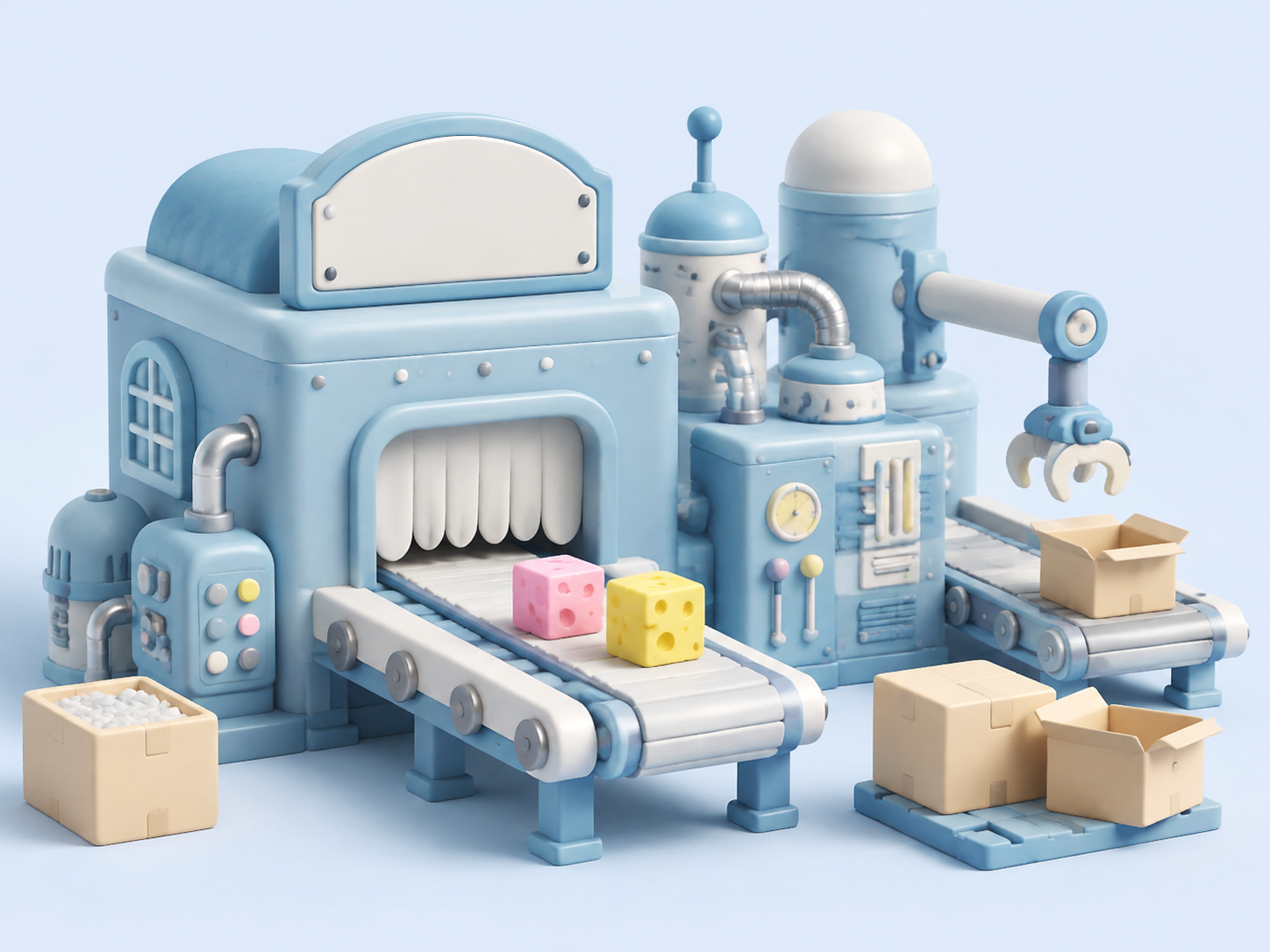 Factory & production — illustrative placeholder, not an actual facility or document